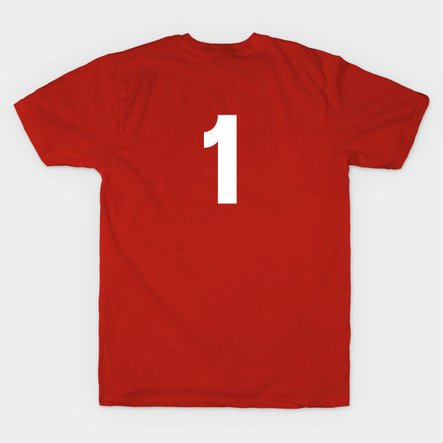 Number One - 1 - Any Color - Team Sports Numbered Uniform Jersey - Birthday Gift by Modern Evolution